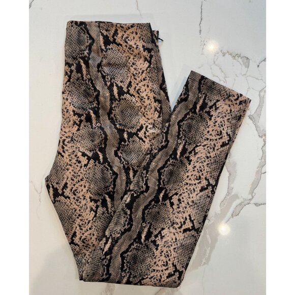 Superdown Donna Faux Leather Pants in Snake Print Size S - Picture 4 of 5